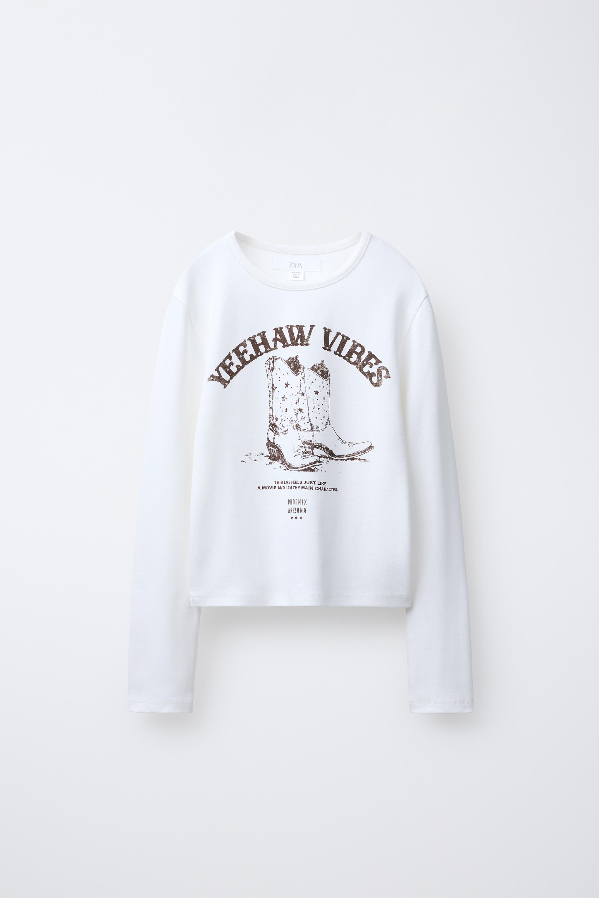 T-SHIRT À INSCRIPTION COWGIRL